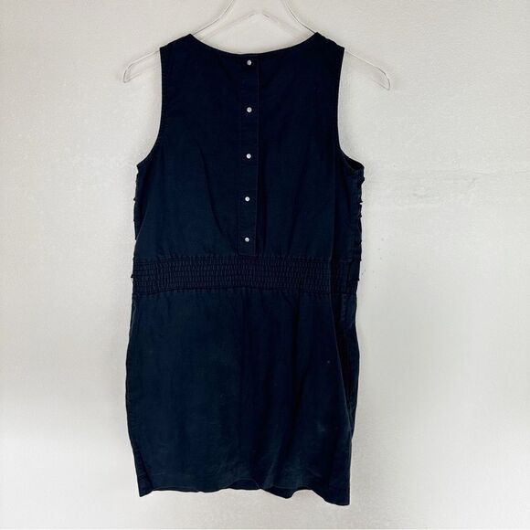 See By Chloe Black Cotton Sleeveless Dress Size 8 - Picture 4 of 8
